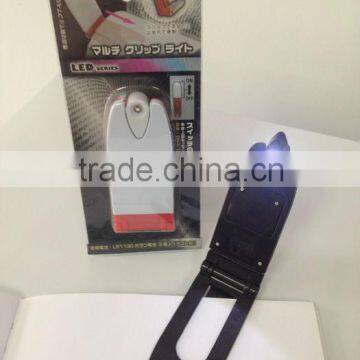 ONE LED reading light with clip / book light