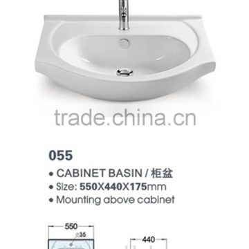 LELIN ceramic cabinet basin bathroom vanities top bathroom basin LT-131