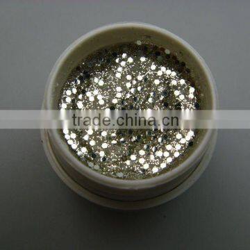 15ML Paillette Glitter Color Nail Art Soak off UV Gel -HN714