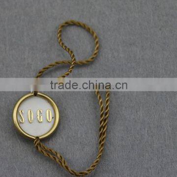 Sinicline Fashion Metal Price Clothing Seal Tag In red or gold Color line