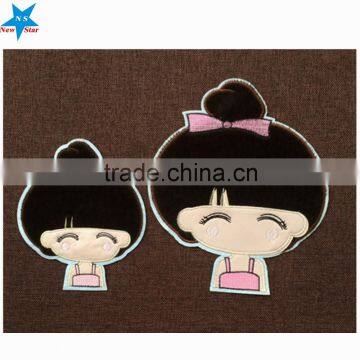 2016 Custom cute embroidery patch for kids clothing