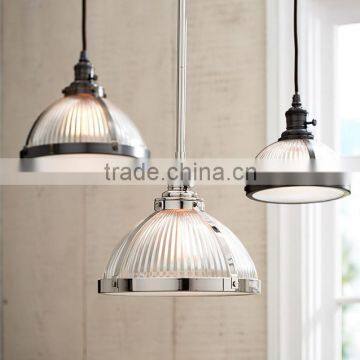 11.29-20 RIBBED GLASS CLASSIC PENDANT - RIBBED GLASS customized task lighting for the kitchen, laundry room or utility room