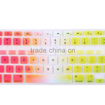 Colorful Soft Silicone Matt Keyboard Skin Case Cover for Macbook Air 13" photo-4