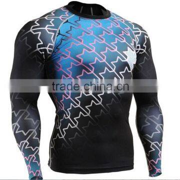 2014 hot sale compression shirts sublimation compression shirt