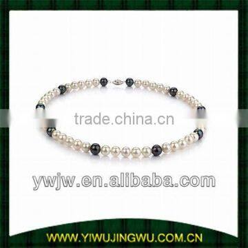 Top Fashion Costume Pearl Necklace Designs(JW-G6020)