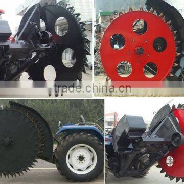 hot sale tractor PTO mounted disc digging trencher