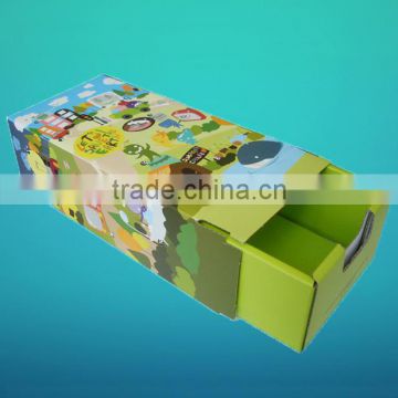 Cardboard drawer paper packing box