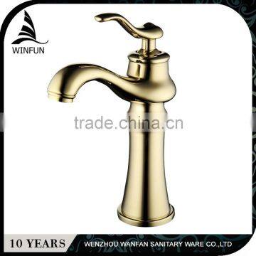 Wholesale Latest style bathroom gold/rose gold basin faucet