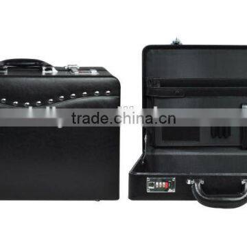 PVC Business Small Attache Case Black X8006S140007