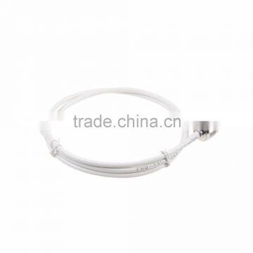 1 Meter 50-5D White color Coaxial Cable with 1 N-male and 1 SMA connector