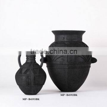 Hot sales outdoor home decoration polyresin floor flower vases                        
                                                Quality Choice