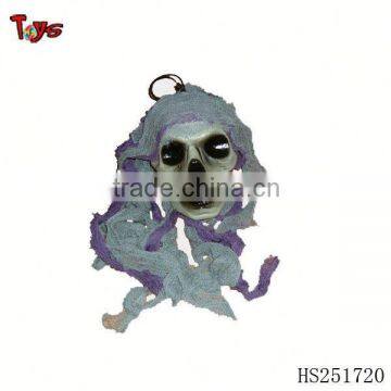 crazy plastic halloween skull head