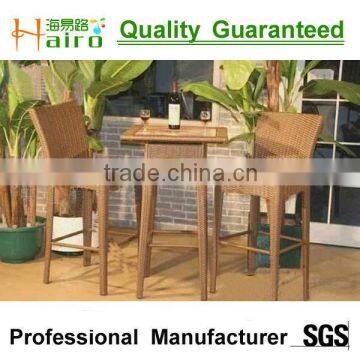 hot sale rattan wicker bar stools with wood top