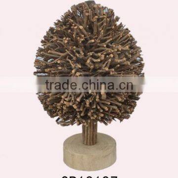 Christmas tree decoration wood christmas lighting tree for promotion