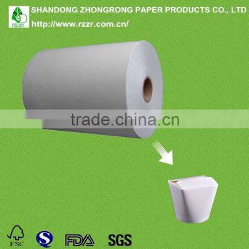 PE coated disposable paper noodle box paper