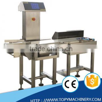 Automatic conveyor air jet rejector check Weigher