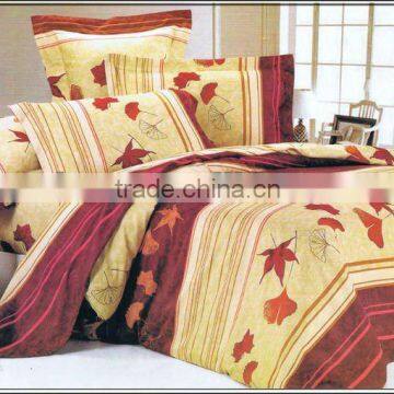 For Autumn 100%Cotton Twill Printed 4pcs Bedding Set