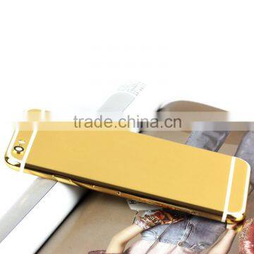 new craft brush gold design for iphone 6 gold housing back