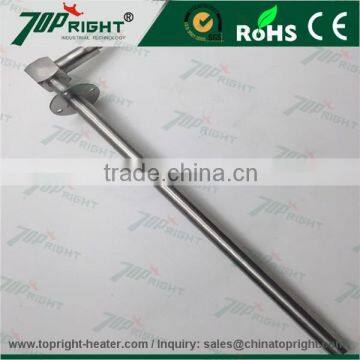 Stainless steel hose thread Cartridge Insertion Heaters with Copper Elbow