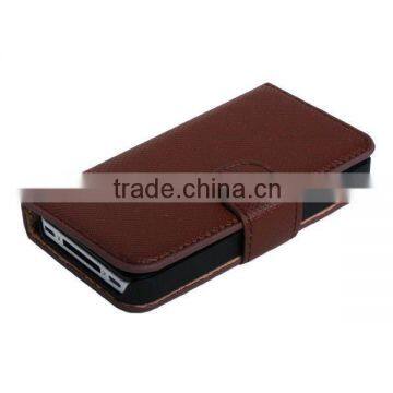 2013 popular pu leather cell phone case for ihpone