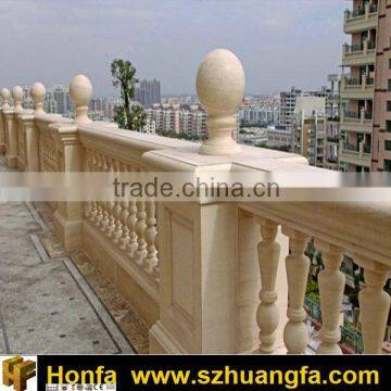 Moca Cream Limestone railings for outdoor modern