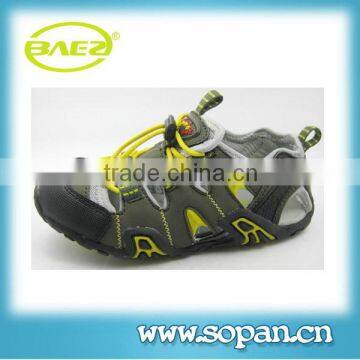 khaki yellow closed model sandal wholesale