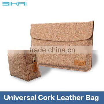 2015 Fashion Environment Cork laptop Bag For ASUS T100 Ha Laptop Cork Bags For ASUS T100ha