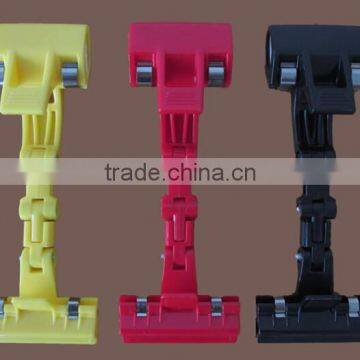 RH-RSAT04 longth 180mm width 67mm 40mm high quality strong plastic swivel clip supermarket clip plastic clip