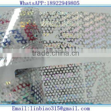 vinyl material adhesive honeycomb sticker for usage brand label