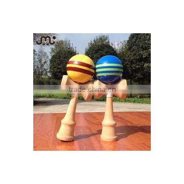 Memory Slim Shape Stripe Kendama,popular Skill Toy Kendama Stripe
