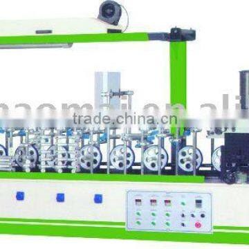 HSHM450BF-A profile wrapping machine for doors making(hot and cold glue)