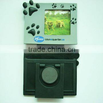 Factory production - Rubber pvc picture frame with magnet, plastic photo frames