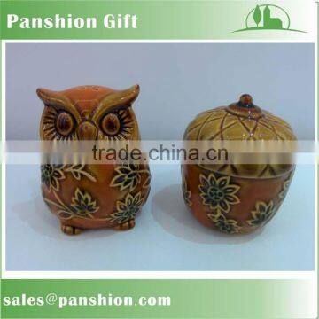 Wholesale ceramic salt and pepper set for harvest day