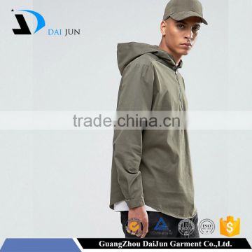 Daijun New design oem service half zipper 100% cotton men's brown custom blank xxxxl hoodies