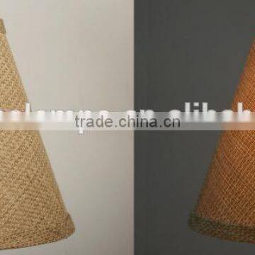 wholesale beige linen barrel lampshade for table lamp replaceable