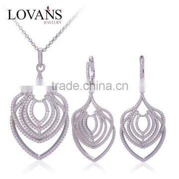 2015 New Model Artificial Rhinestone Jewelry Set E0015