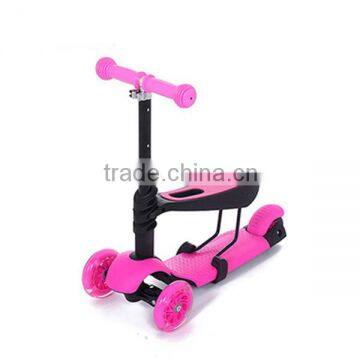2015 Popular Kids Scooter /children Scooter With CE/mini Child Kids Pedal 3 Wheel Lighted Wheel Kick Scooter photo-3