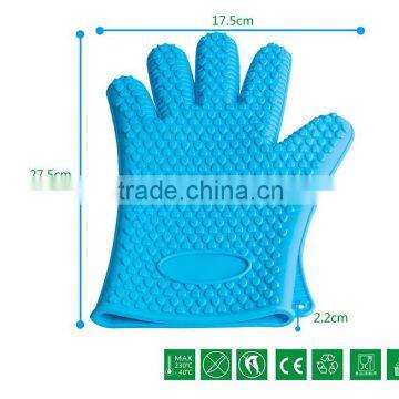 Silicone Oven Mitts,Heat-resistant Grill BBQ Baking Silicon Glove photo-2