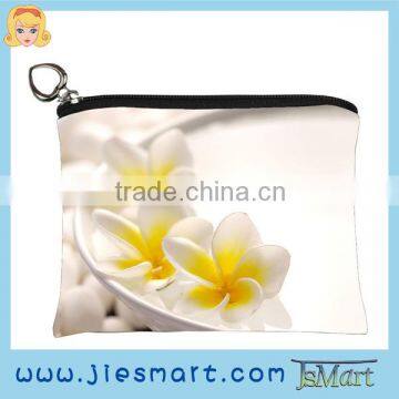 Custom sublimation printing change purse photo bag