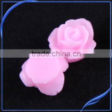Bulk Sale 12mm Resin Artificial Pink Flowers Beautiful 12mm Rose Resin Flower For Jewelry & Phone Case & Nail Art -zhiya Factory photo-3