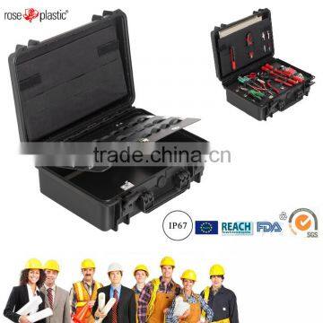 Hard durable solid dustproof plastic portable ptbl tool cabinet packaging with IP67 waterproof RC-PS 290/1