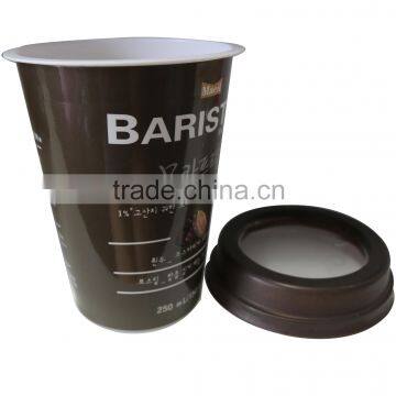 Disposable customied 12oz insulated coffee cup flexo/ offset printed