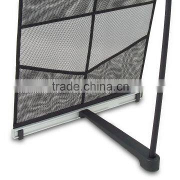 High Quanlity! Magazine Holder Net Type Double Row Literature Stand