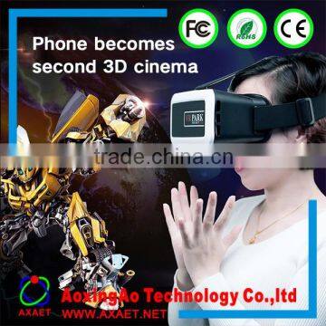 NEW Style virtual reality VR park 3d glasses vr box headset for ios & android smart phone