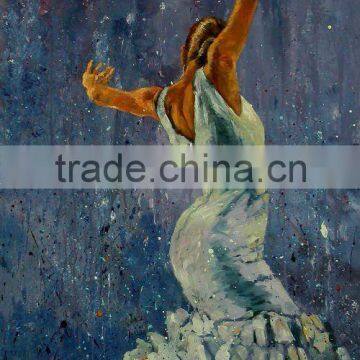 Flamenco oil painting