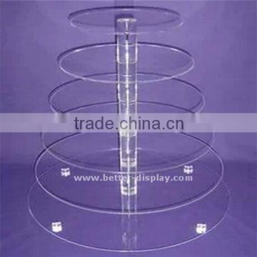 clear acrylic 6 tier wedding cake stand