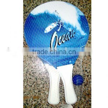 Beach Paddle Ball Sets / Wooden beach bats