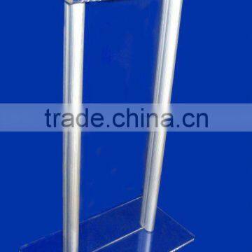 Clear Acrylic Pulpit with Aluminium Pole (AL-F-042)