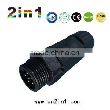 SQ14-6P Solder Cable 5A Nylon Electric IP68 Wire Waterproof Connector photo-3