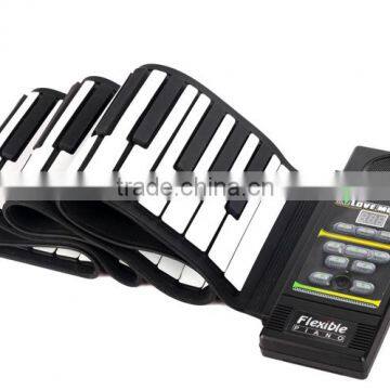 Portable Flexible 88 Keys Piano With Speaker Super Lifelike Sound Quality